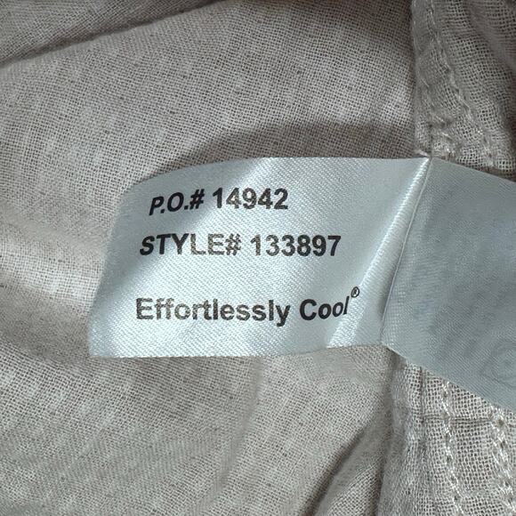 Carbon2Cobalt Button-Up T-Shirt Men’s Large Dune Double Cloth Terracotta Casual - Picture 8 of 8